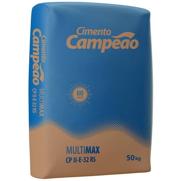 Cimento CPII E-32 50kg Cimento Campeão