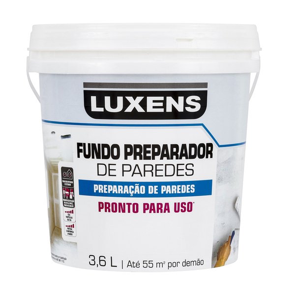 Fundo Preparador para Paredes Interno e Externo 3,6L Luxens